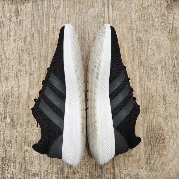 Adidas,Lite Racer Cloudfoam Athletic Sneakers Black/White, Men's 12 - Picture 4 of 11